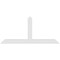 Ekena Millwork Portland Architectural Grade PVC Gable Bracket, 84"W x 38 1/2"H x 2"D x 6"F, 11/12 Pitch GBP084X39X0206POR00 - alternate 3